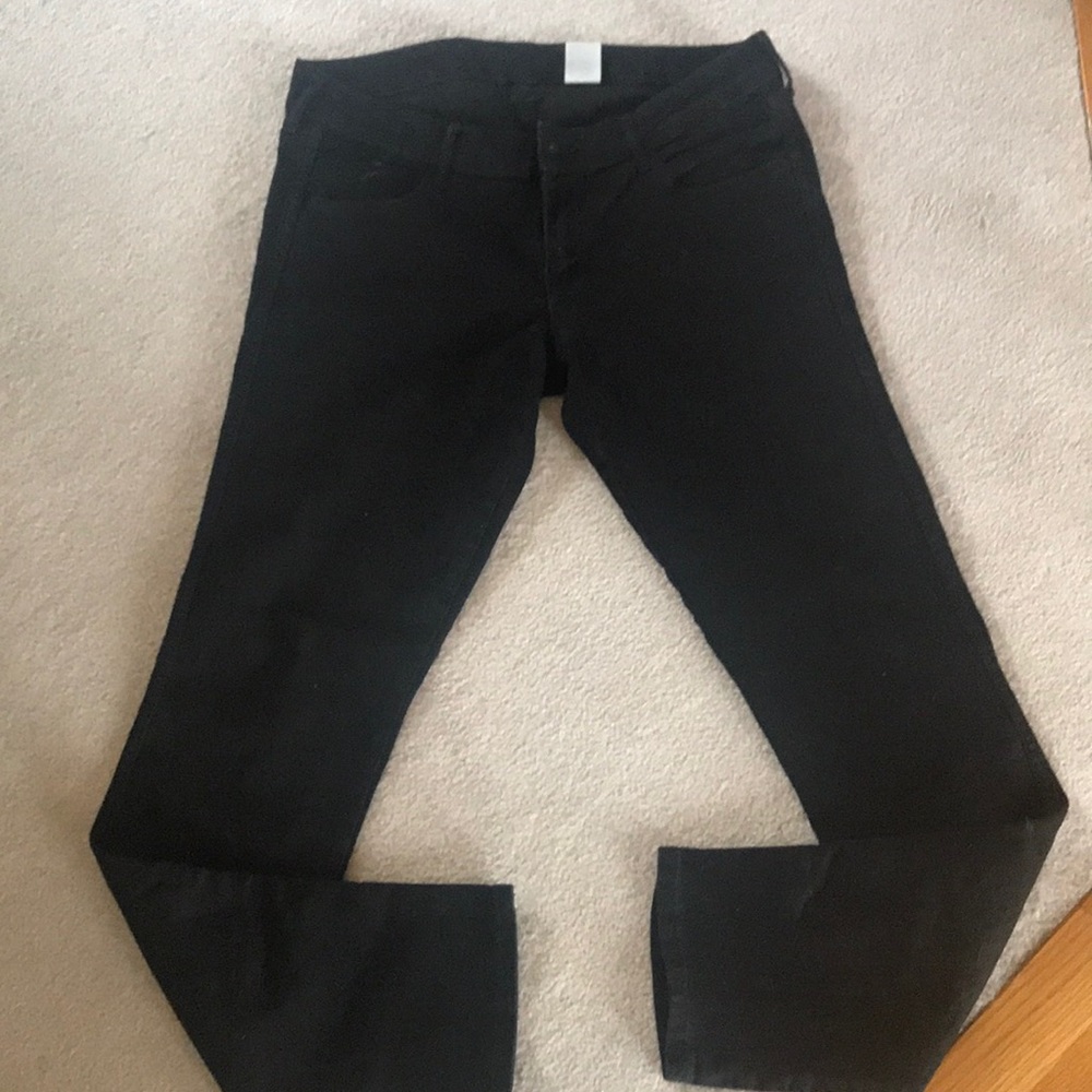 H&M black skinny low waist jeans